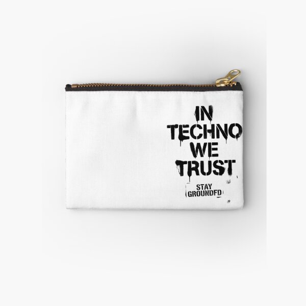 Item preview, In Techno We Trust Urban Graffiti Stencil Spray designed and sold by RaveNamaste.