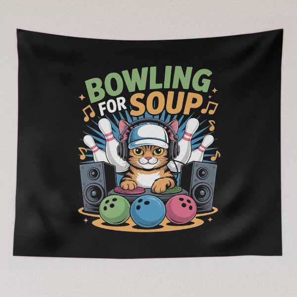 Item preview, Bowling For Soup Music Cat Style DJ Cat Wearing Headphone designed and sold by KristieRamsey.