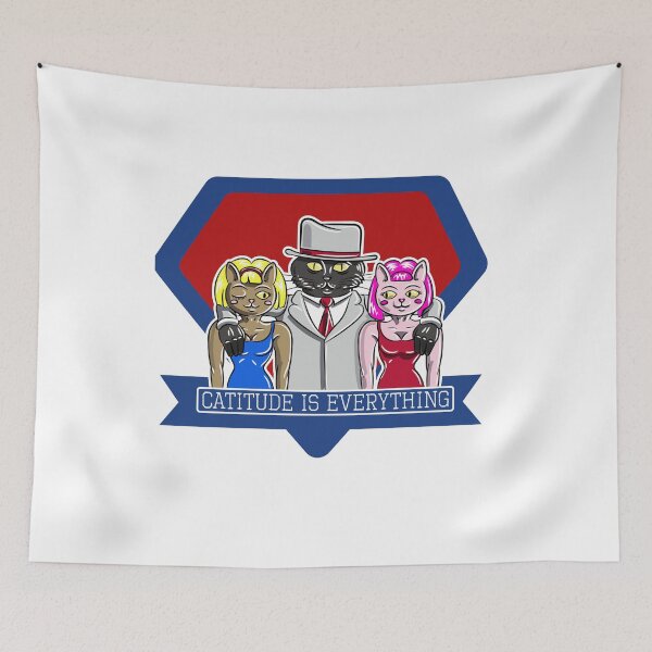 Item preview, Catitude is everything tshirt designed and sold by ShadySchatten.