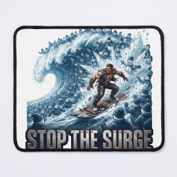 Item preview, Minnesota Rebel Loon - Stop The Surge Snowman designed and sold by The Grumpy Pet Club.