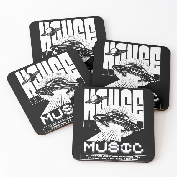 Artikelvorschau, HOUSE-MUSIK - UFO House (Weiß) entworfen und verkauft von Discothreadz.