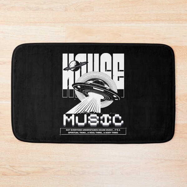 Item preview, HOUSE MUSIC  - UFO House (White) designed and sold by Discothreadz.