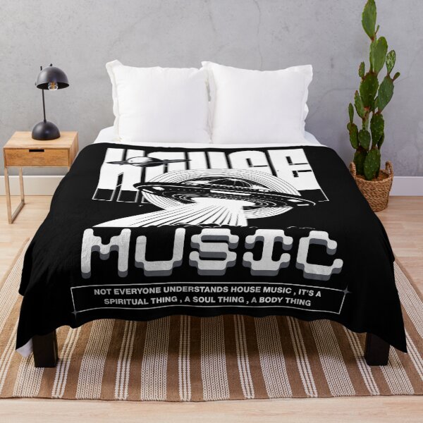 Item preview, HOUSE MUSIC - UFO House (White) designed and sold by Discothreadz.