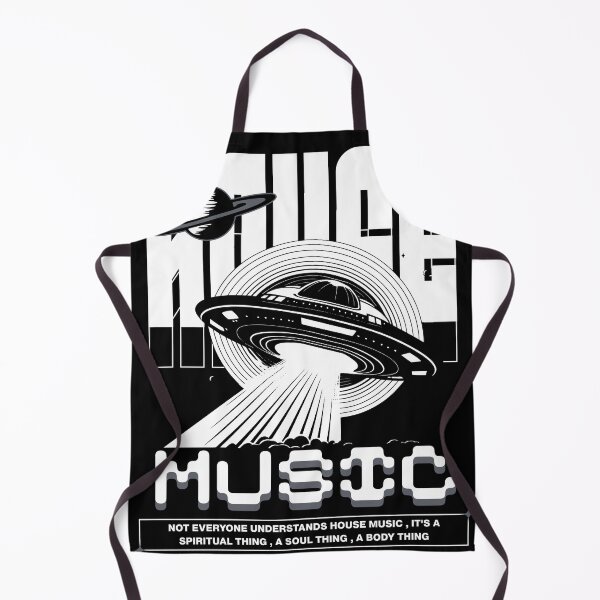 Item preview, HOUSE MUSIC - UFO House (White) designed and sold by Discothreadz.