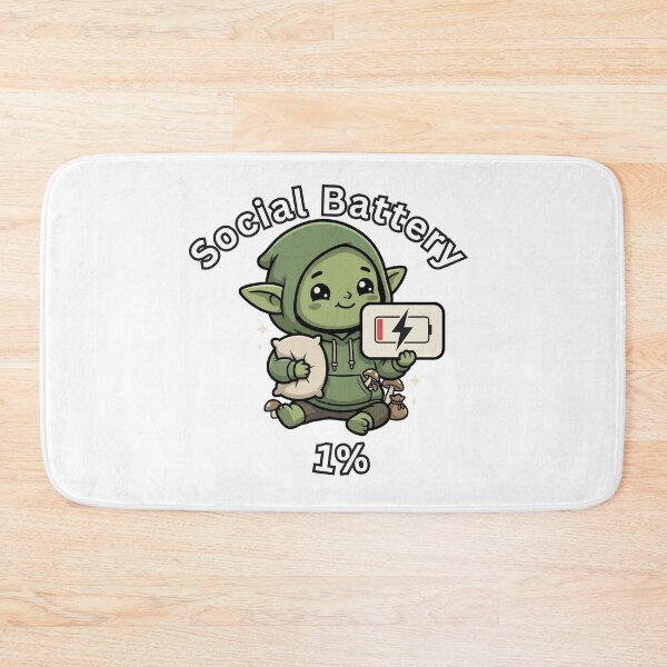 Item preview, Social Battery Goblin Nap Time designed and sold by Goblin And Company.