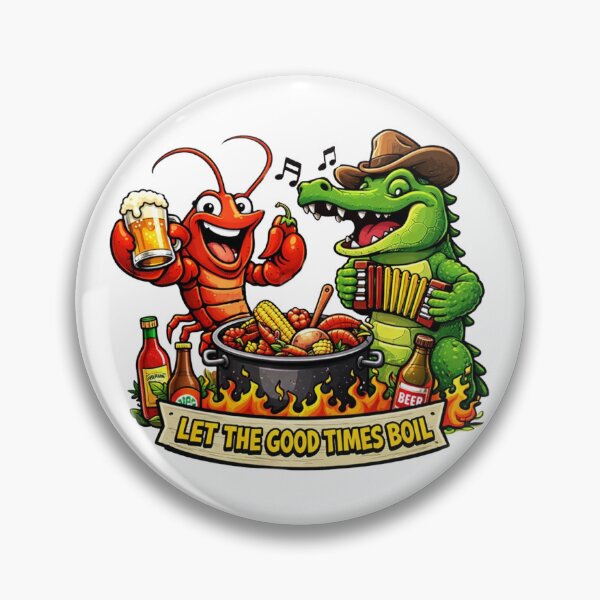 Item preview, Funny Cajun Design - Let the Good Times Boil designed and sold by Myra365Art.
