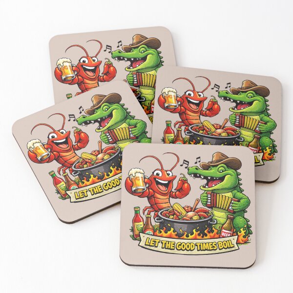 Item preview, Funny Cajun Design - Let the Good Times Boil designed and sold by Myra365Art.