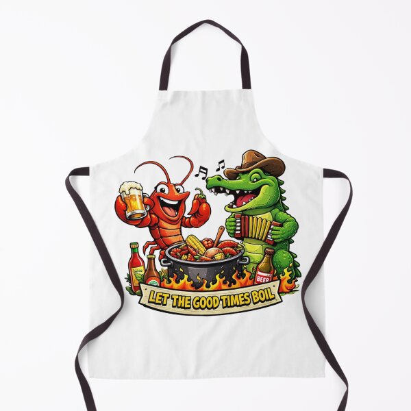 Item preview, Funny Cajun Design - Let the Good Times Boil designed and sold by Myra365Art.