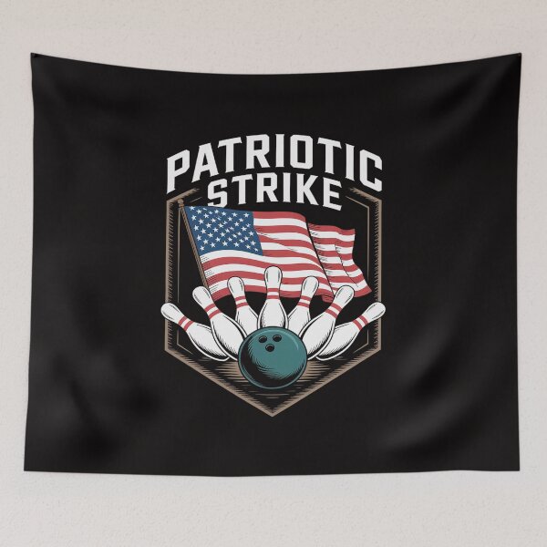 Item preview, Bowling American USA Flag 4th July Bowling Team designed and sold by PattonJillian.