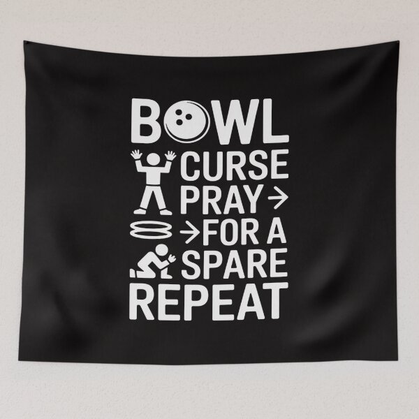 Item preview, Bowling , Bowl Curse Pray For A Spare Repeat designed and sold by PattonJillian.