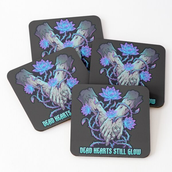 Item preview, Neon Lotus Decay: Cyberpunk Zombie Eternal Love designed and sold by Thaivi Design.
