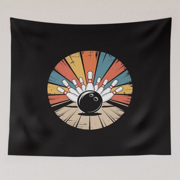 Item preview, Bowler Gifts Sunset Bowling Ball Silhouette Bowling designed and sold by PattonJillian.