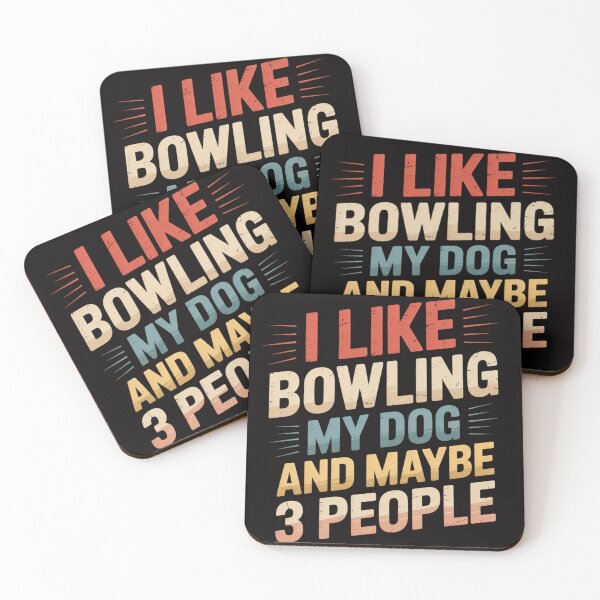 Item preview, Bowler Bowling Team Dog Lovers Quote9+9 designed and sold by PattonJillian.