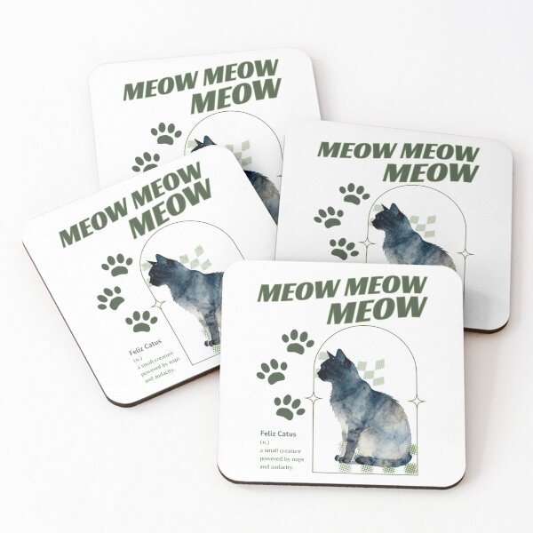 Item preview, Meow Meow Meow Cat designed and sold by RelabSudio.