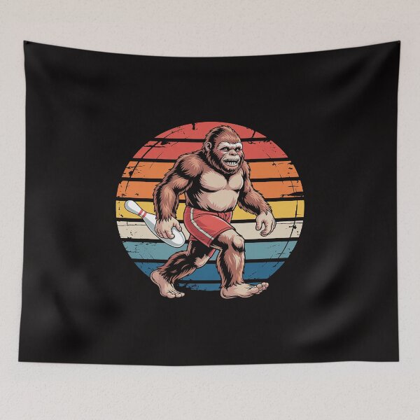 Item preview, Bigfoot Sasquatch Bowling Bowler Team designed and sold by HesterFoley.
