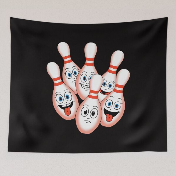 Item preview, Beat Up Bowling Pins Cute Duckpins Playing Gift designed and sold by PattonJillian.