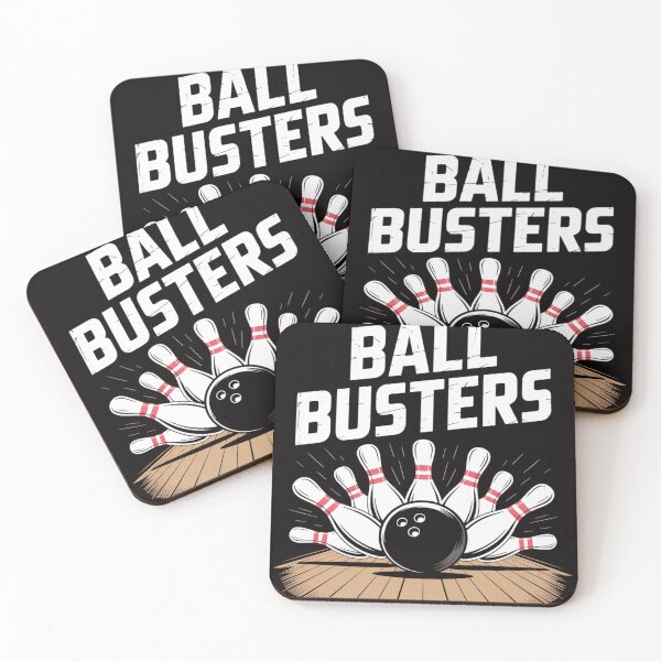 Item preview, Ball Busters Bowling, Couples Matching Bowling designed and sold by PattonJillian.