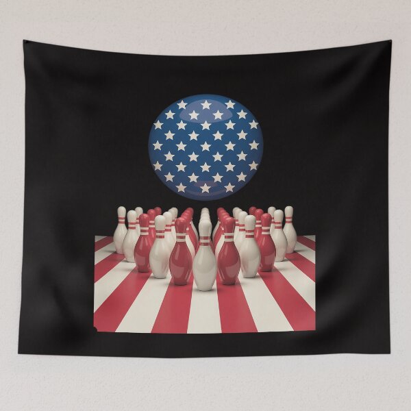 Item preview, American Flag Bowling  Bowler Gifts For Bowling Team designed and sold by PattonJillian.