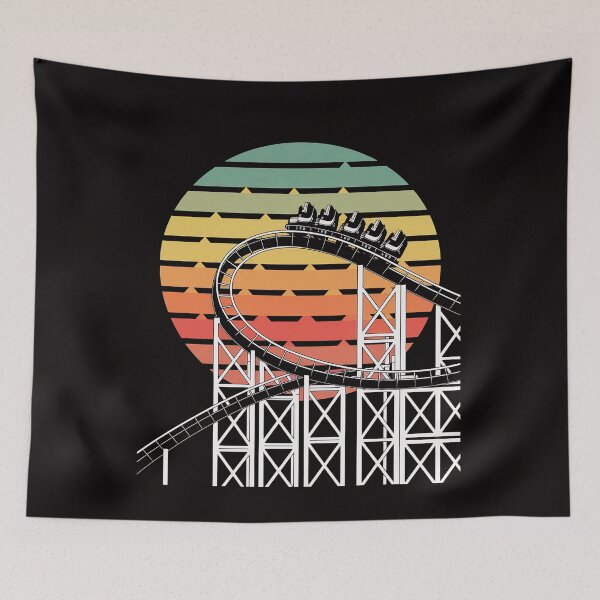 Item preview, Amusement Park Theme Park Roller Coaster designed and sold by PattonJillian.