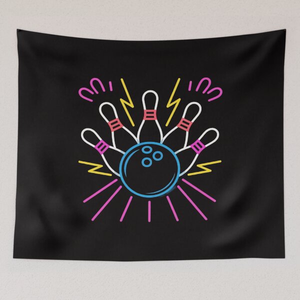 Item preview, '80s Neon Sign Strike Bowling' Bowling designed and sold by HesterFoley.