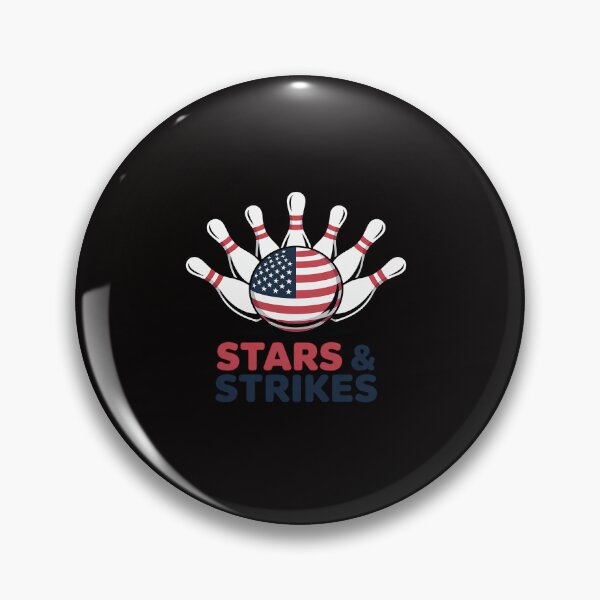 Item preview, 4th of July Bowling Pun Stars & Strikes Bowling designed and sold by HesterFoley.