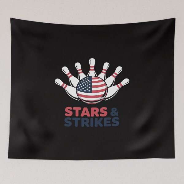 Item preview, 4th of July Bowling Pun Stars & Strikes Bowling designed and sold by HesterFoley.