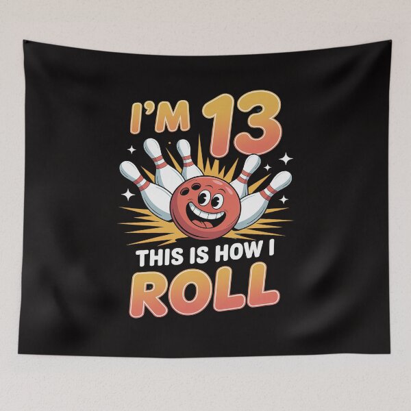 Item preview, 13th Birthday Bowling I'm Thirteen This Is How I Roll designed and sold by HesterFoley.