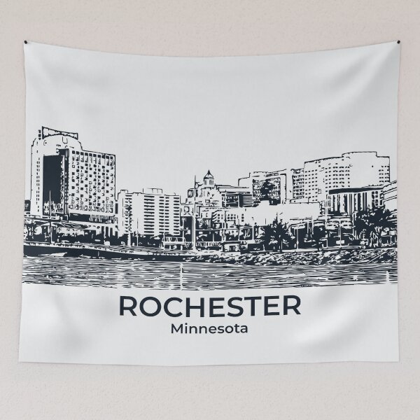Artikelvorschau, Rochester - Minnesota entworfen und verkauft von Lakeric Cityscapes.