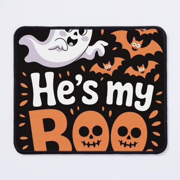Item preview, He's My Boo Skeleton Couples Matching Couple Halloween designed and sold by PattonJillian.