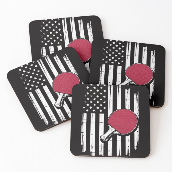 Item preview, Table Tennis Ping Pong Sports Usa Flag designed and sold by PattonJillian.