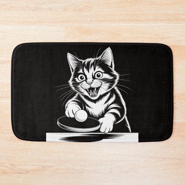 Item preview, Table Tennis Ping Pong Cat designed and sold by PattonJillian.