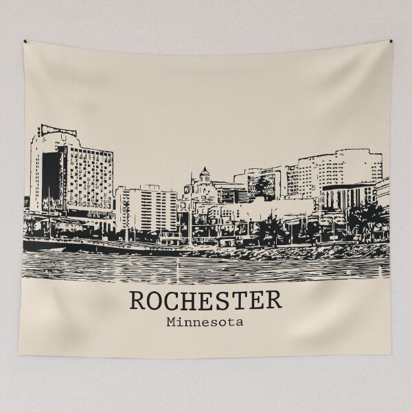 Artikelvorschau, Rochester - Minnesota entworfen und verkauft von Lakeric Cityscapes.