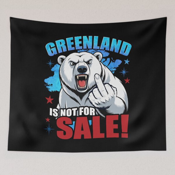 Item preview, Greenland Is Not For Sale designed and sold by MackenzieBin.