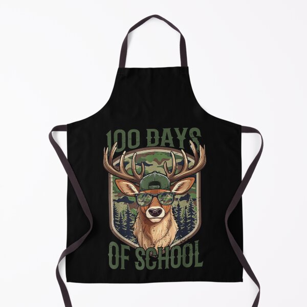 Item preview, Bucked' 100 Days of School Funny Camo Deer Hunting Boys Kids  designed and sold by MatherFisher.