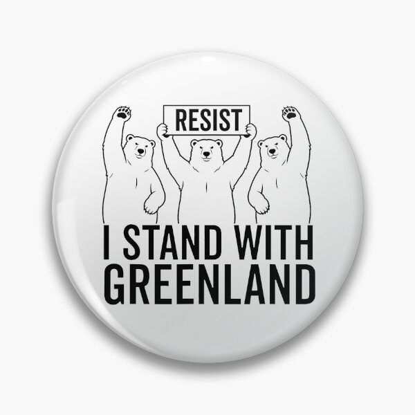 Item preview, I Stand with Greenland designed and sold by CartoonGang.