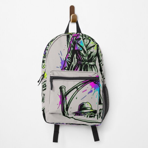 Item preview, Cyberpunk Noir Zombie Detective Couple - Neon Gothic Art designed and sold by Thaivi Design.