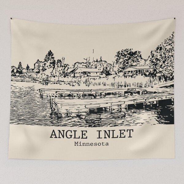 Item preview, Angle Inlet - Minnesota designed and sold by Lakeric Cityscapes.