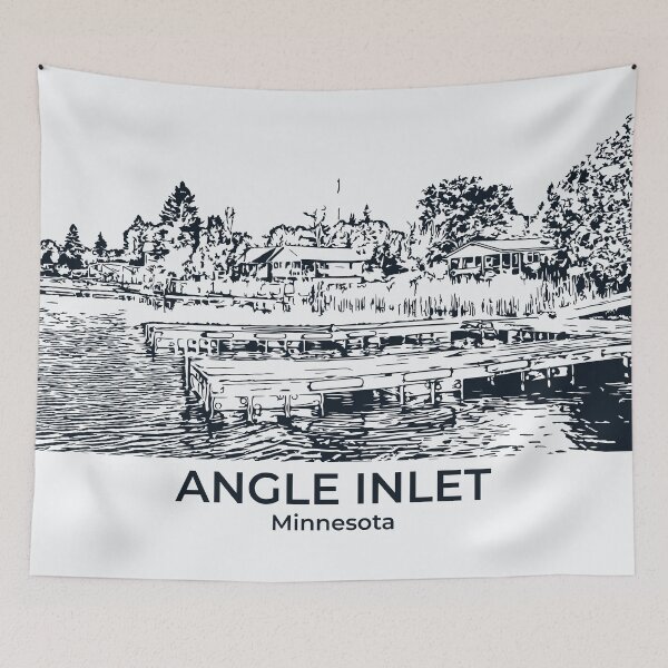 Item preview, Angle Inlet - Minnesota designed and sold by Lakeric Cityscapes.
