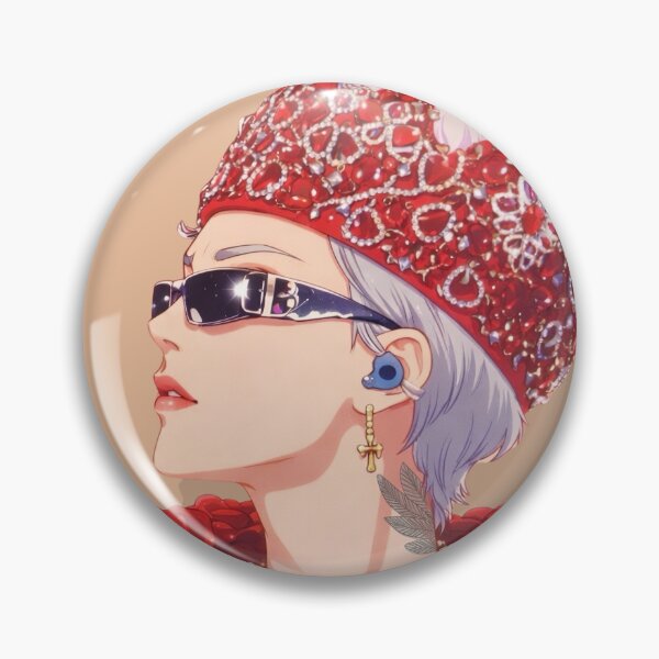 Item preview, G-DRAGON ROSES CONCERT BIGBANG PHONE CASE PIN BUTTON designed and sold by annejiyongi.