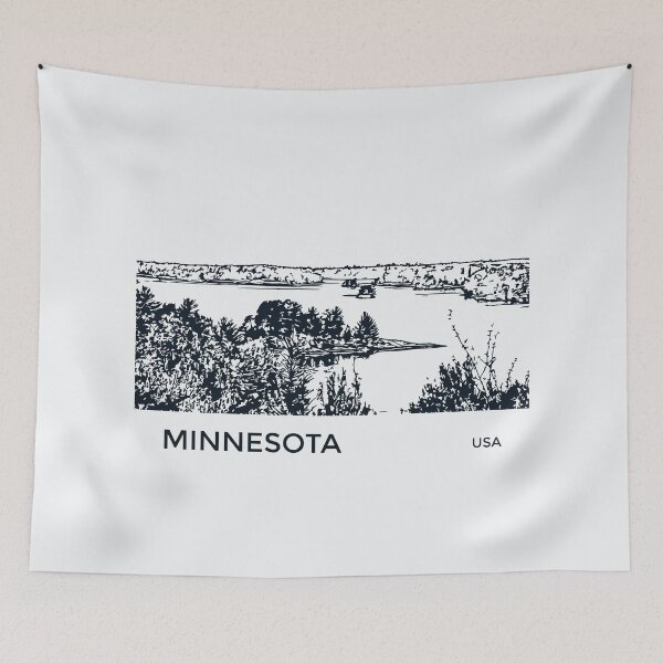 Artikelvorschau, Minnesota USA entworfen und verkauft von Lakeric Cityscapes.