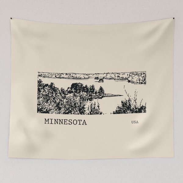 Artikelvorschau, Minnesota USA entworfen und verkauft von Lakeric Cityscapes.