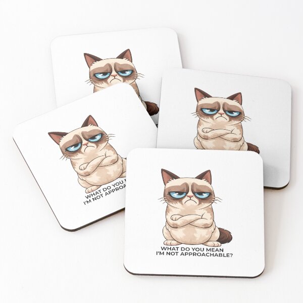 Item preview, Grumpy Cat Not Approachable designed and sold by mumforlife.