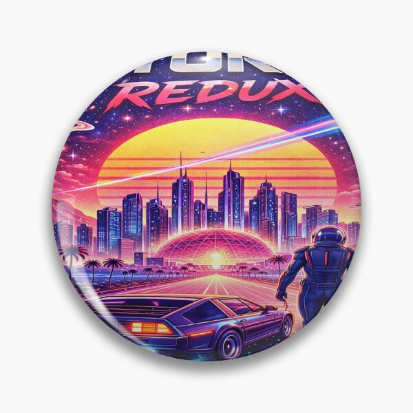 Artikelvorschau, Retrofuturismus entworfen und verkauft von DinsignStudio.