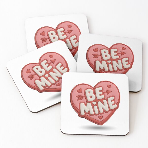 Item preview, Be Mine Retro 3D Heart - Cute Valentine's Day Cupid Arrow Sticker designed and sold by WelLarsDigitals.