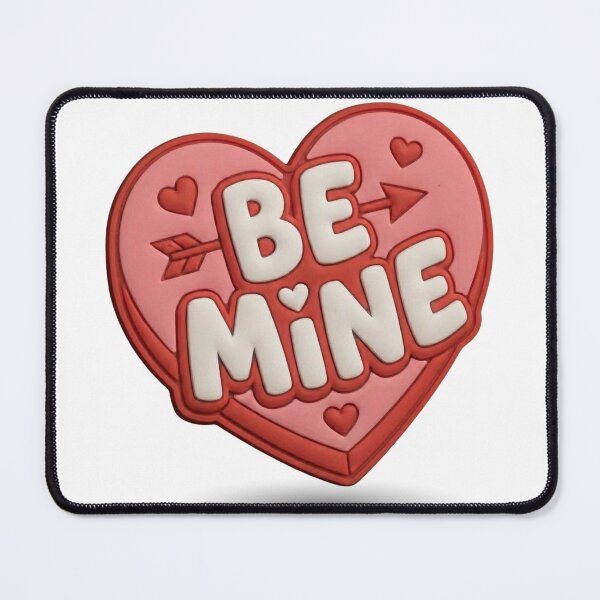 Item preview, Be Mine Retro 3D Heart - Cute Valentine's Day Cupid Arrow Sticker designed and sold by WelLarsDigitals.