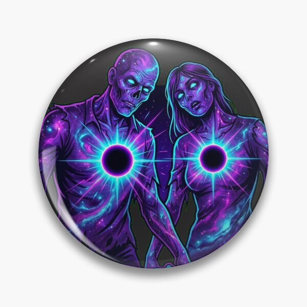 Item preview, Cosmic Necrosis: Nebula Space Zombie Cyberpunk Gothic designed and sold by Thaivi Design.