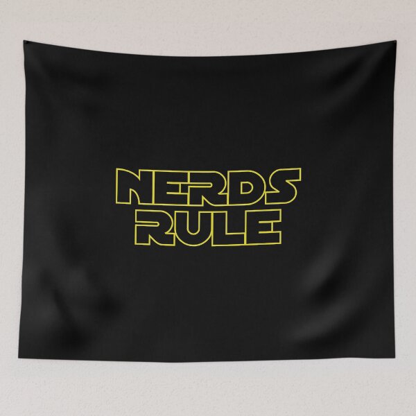 Item preview, "Nerds Rule" Galactic Logo Style Graphic Design designed and sold by MadUX.