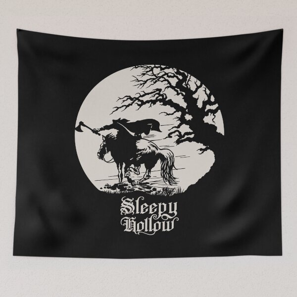 Item preview, Headless Horseman Sleepy Hollow Gothic Illustration designed and sold by LapinMagnetik.