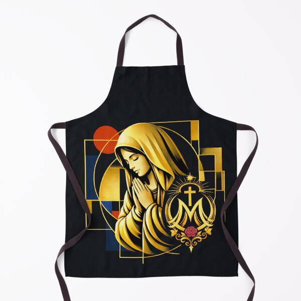 Item preview, Oxblood Rose Madonna designed and sold by Sanctum Icons.