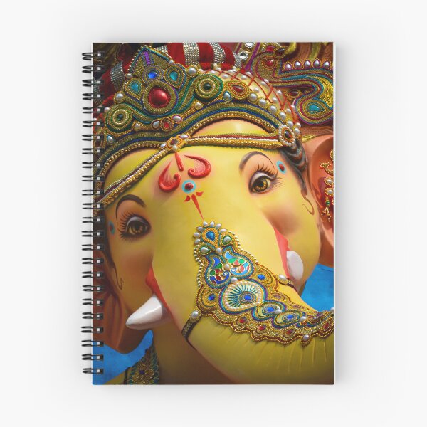 Item preview, Icchapurti Ganesha Face - Golden Landscape Edition designed and sold by ISOmetricStudio.